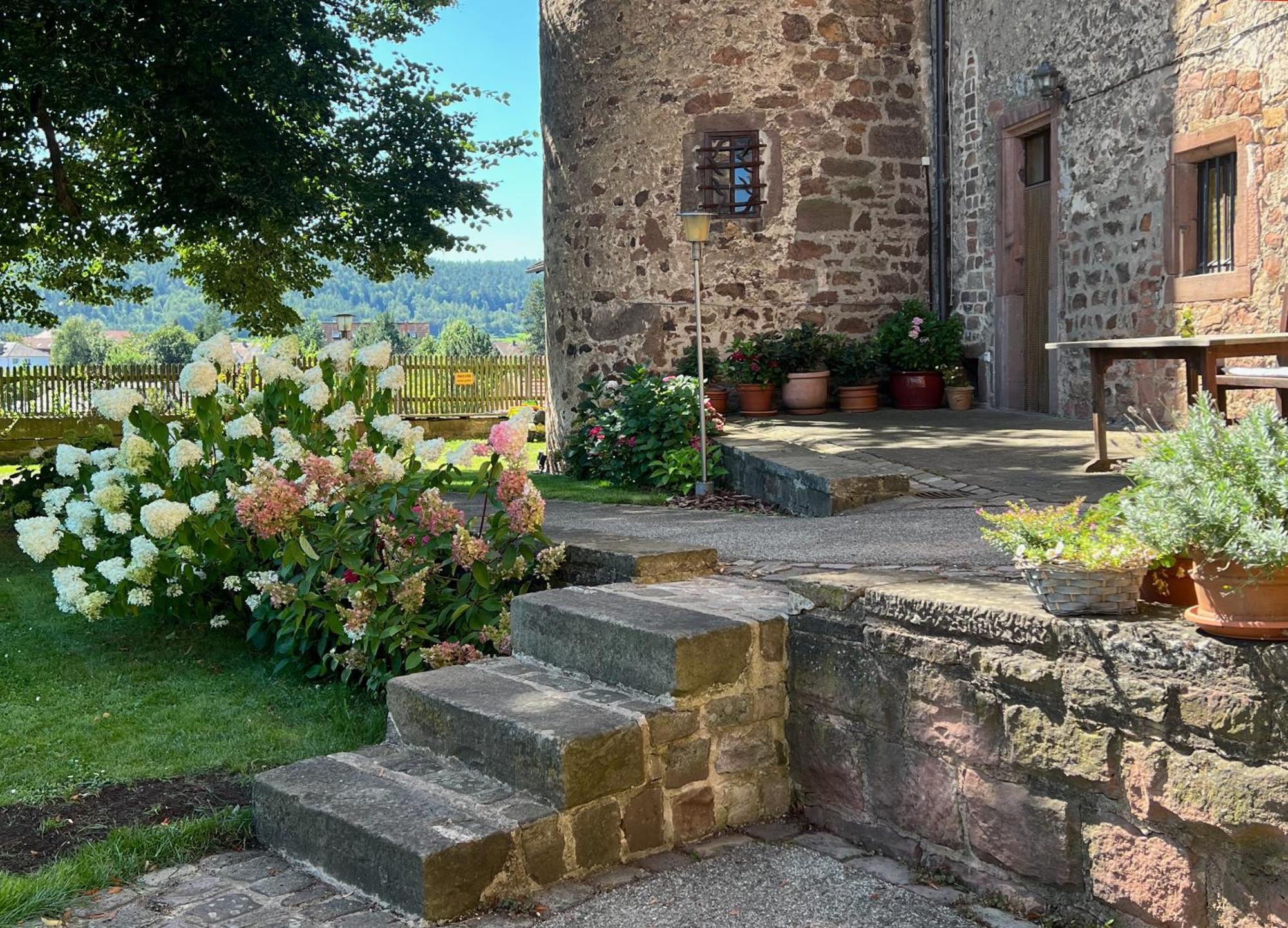 Graefin Amalia - Elegantes Apartment In Der Historischen Hinterburg In Schlitz, 2 Schlafzimmer, Mit Garten, Nahe Fulda Und Bad Hersfeld Exterior foto